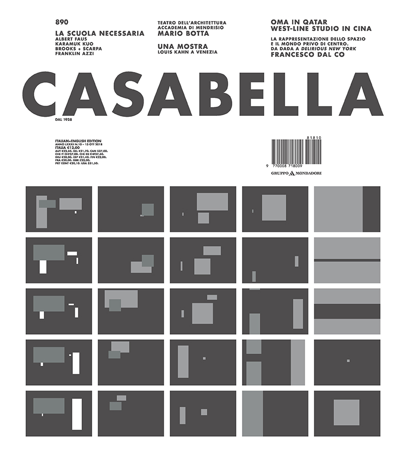 意大利最著名的建筑杂志《Casabella》登载西线工作室作品“龙门文化中心”
